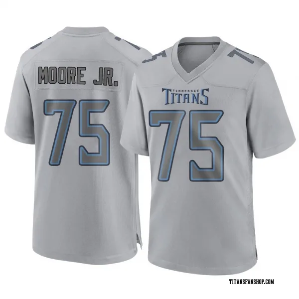 Youth Dan Moore Jr. Tennessee Titans Game Gray Atmosphere Fashion Jersey