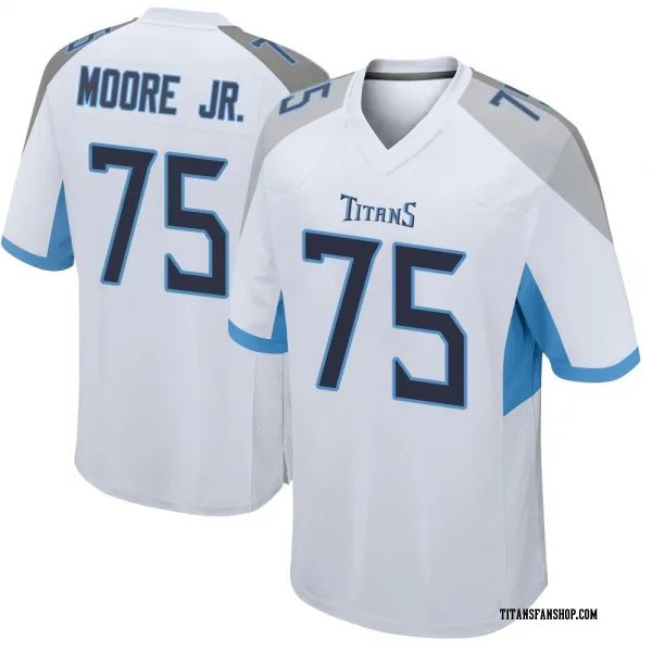 Youth Dan Moore Jr. Tennessee Titans Game White Jersey