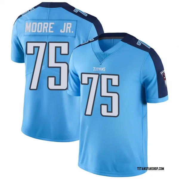 Youth Dan Moore Jr. Tennessee Titans Limited Light Blue Color Rush Jersey
