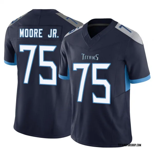 Youth Dan Moore Jr. Tennessee Titans Limited Navy Vapor F.U.S.E. Jersey