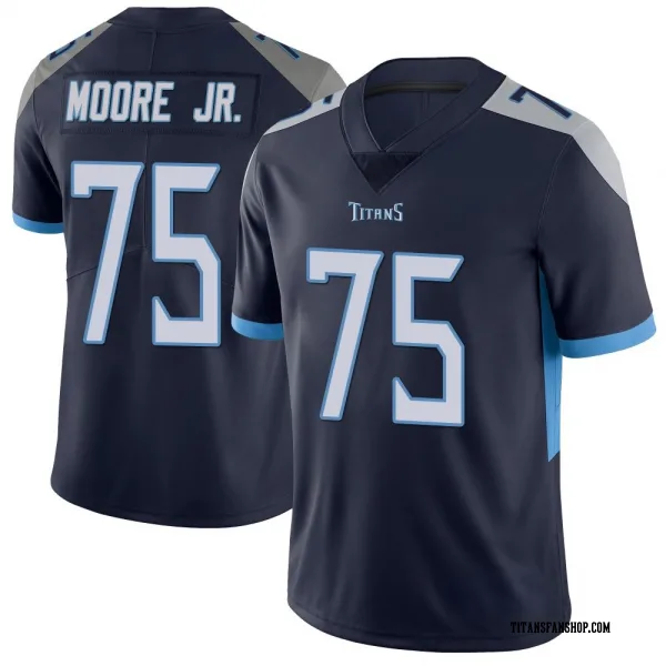 Youth Dan Moore Jr. Tennessee Titans Limited Navy Vapor Untouchable Jersey