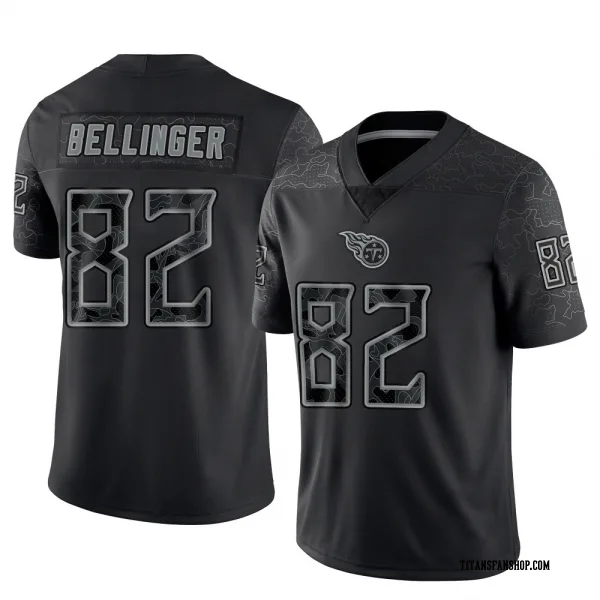 Youth Daniel Bellinger Tennessee Titans Limited Black Reflective Jersey