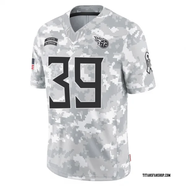 Youth Darrell Baker Jr. Tennessee Titans Limited Arctic Camo 2024 Salute to Service Jersey