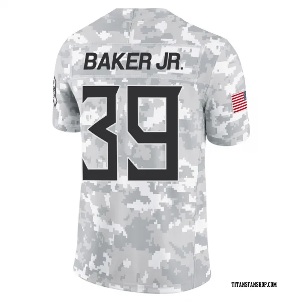 Youth Darrell Baker Jr. Tennessee Titans Limited Arctic Camo 2024 Salute to Service Jersey