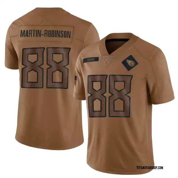 Youth David Martin-Robinson Tennessee Titans Limited Brown 2023 Salute To Service Jersey