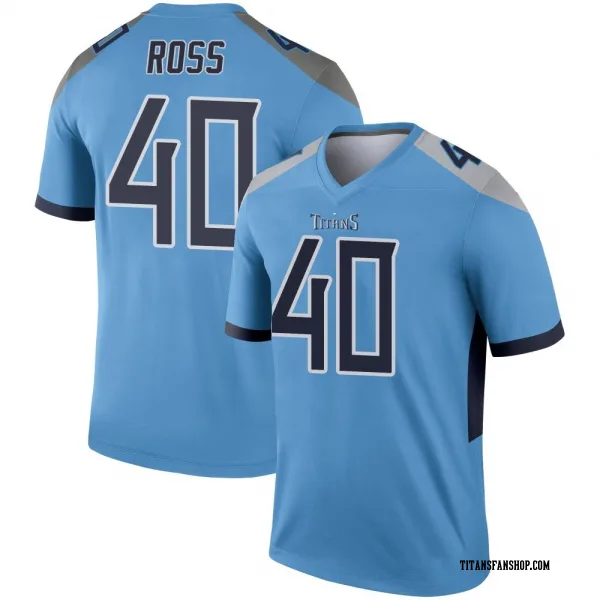 Youth Davion Ross Tennessee Titans Legend Light Blue Jersey