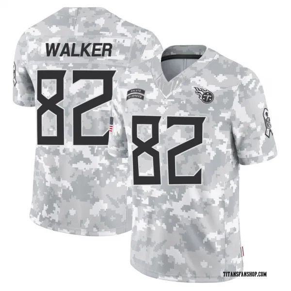 Youth Delanie Walker Tennessee Titans Limited Arctic Camo 2024 Salute to Service Jersey
