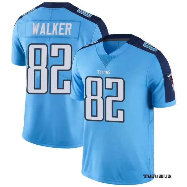 Youth Delanie Walker Tennessee Titans Limited Light Blue Color Rush Jersey
