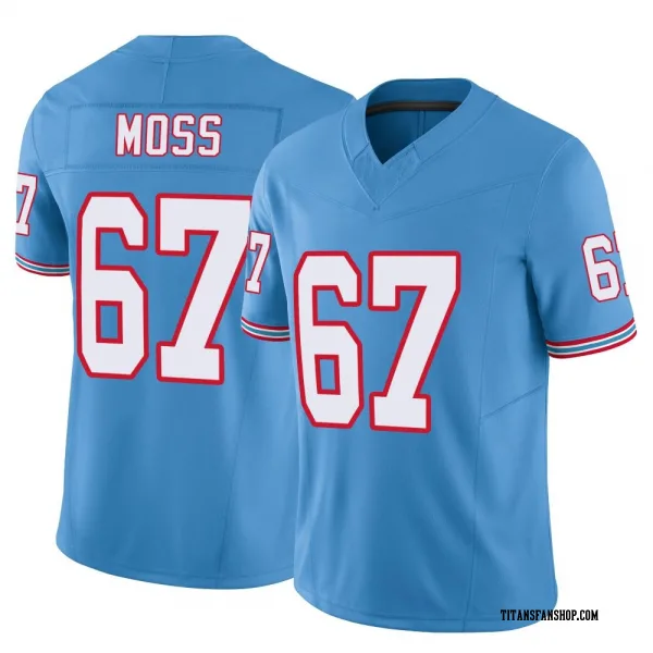 Youth Drew Moss Tennessee Titans Limited Light Blue Vapor F.U.S.E. Jersey