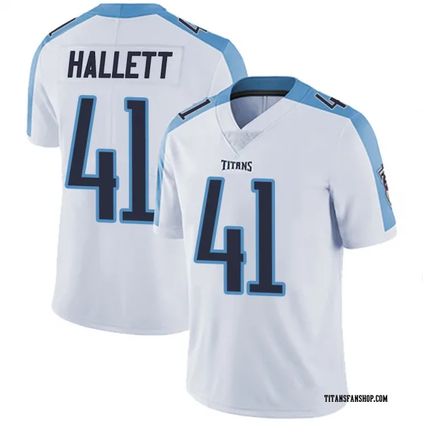 Youth Erick Hallett Tennessee Titans Limited White Vapor Untouchable Jersey