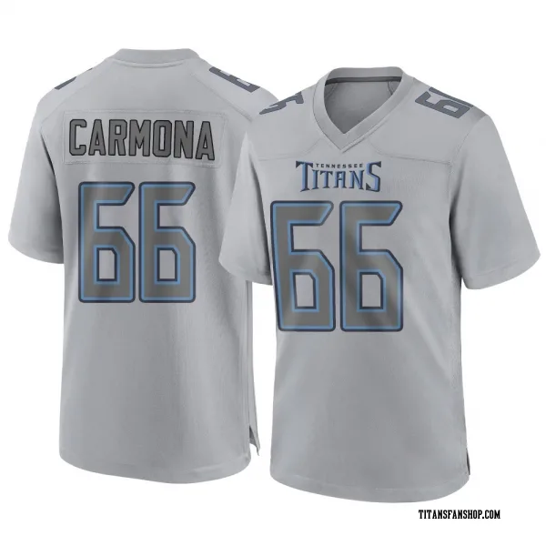 Youth Fernando Carmona Tennessee Titans Game Gray Atmosphere Fashion Jersey