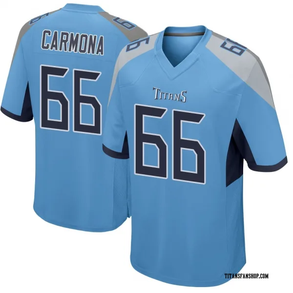 Youth Fernando Carmona Tennessee Titans Game Light Blue Jersey