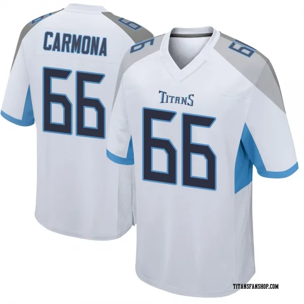 Youth Fernando Carmona Tennessee Titans Game White Jersey