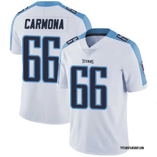 Youth Fernando Carmona Tennessee Titans Limited White Vapor Untouchable Jersey