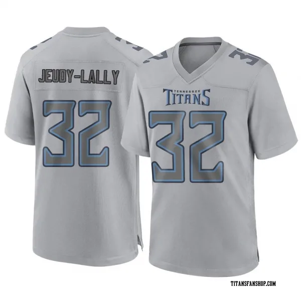 Youth Gabe Jeudy-Lally Tennessee Titans Game Gray Atmosphere Fashion Jersey