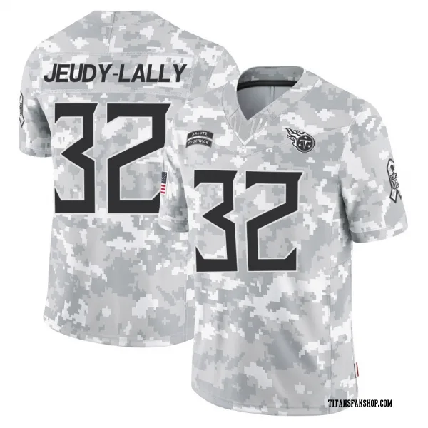 Youth Gabe Jeudy-Lally Tennessee Titans Limited Arctic Camo 2024 Salute to Service Jersey