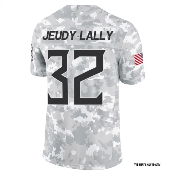 Youth Gabe Jeudy-Lally Tennessee Titans Limited Arctic Camo 2024 Salute to Service Jersey