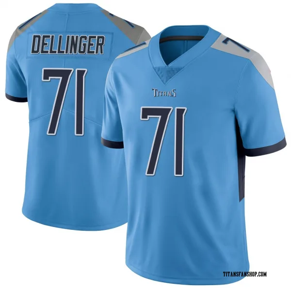 Youth Garrett Dellinger Tennessee Titans Limited Light Blue Vapor Untouchable Jersey
