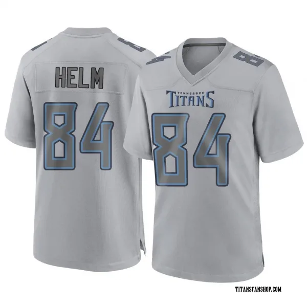 Youth Gunnar Helm Tennessee Titans Game Gray Atmosphere Fashion Jersey