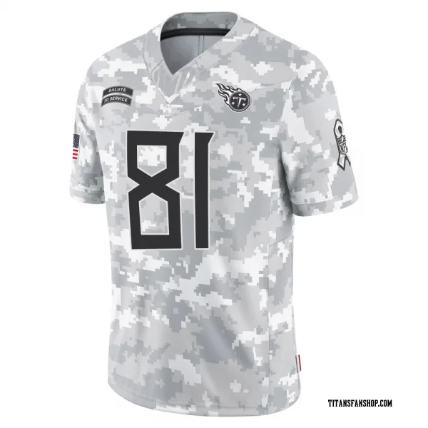 Youth Hal Presley III Tennessee Titans Limited Arctic Camo 2024 Salute to Service Jersey