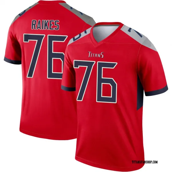 Youth Isaiah Raikes Tennessee Titans Legend Red Inverted Jersey