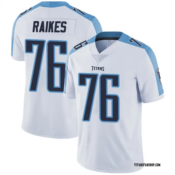 Youth Isaiah Raikes Tennessee Titans Limited White Vapor Untouchable Jersey