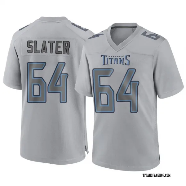 Youth Jackson Slater Tennessee Titans Game Gray Atmosphere Fashion Jersey