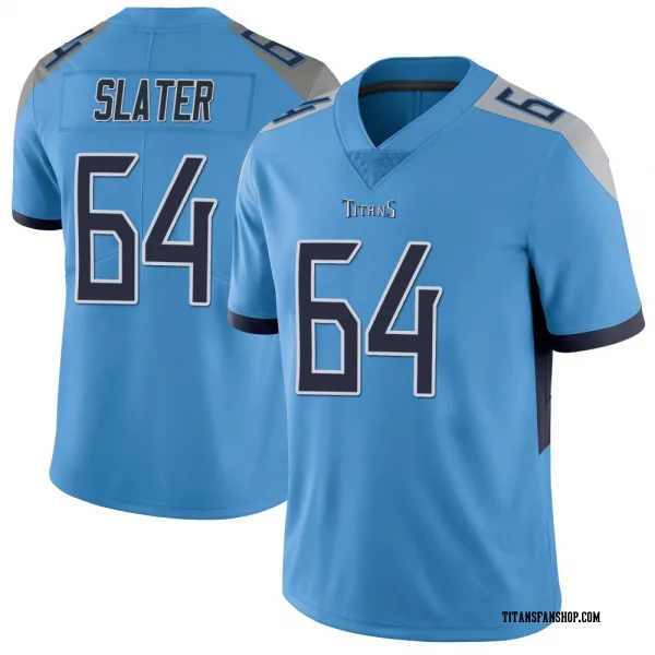 Youth Jackson Slater Tennessee Titans Limited Light Blue Vapor Untouchable Jersey