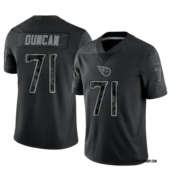 Youth Jaelyn Duncan Tennessee Titans Limited Black Reflective Jersey