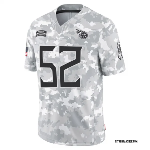Youth James Williams Sr. Tennessee Titans Limited Arctic Camo 2024 Salute to Service Jersey