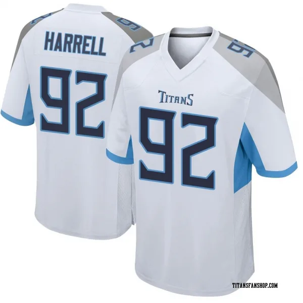 Youth Jaylen Harrell Tennessee Titans Game White Jersey
