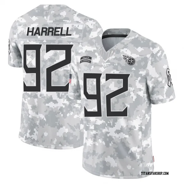 Youth Jaylen Harrell Tennessee Titans Limited Arctic Camo 2024 Salute to Service Jersey
