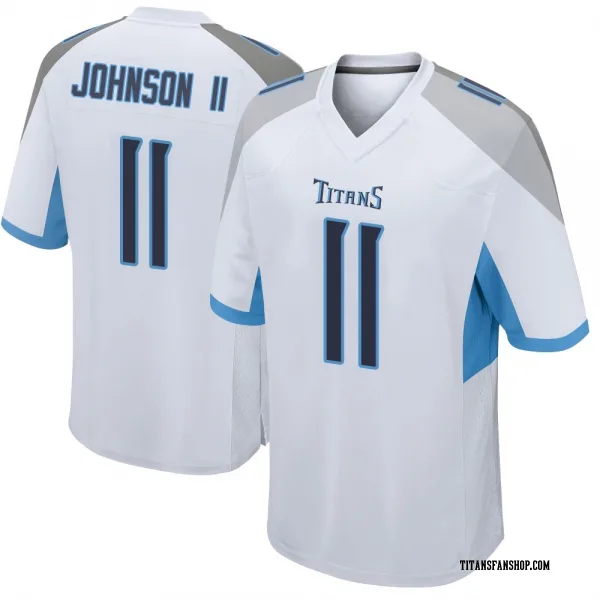 Youth Jermaine Johnson II Tennessee Titans Game White Jersey