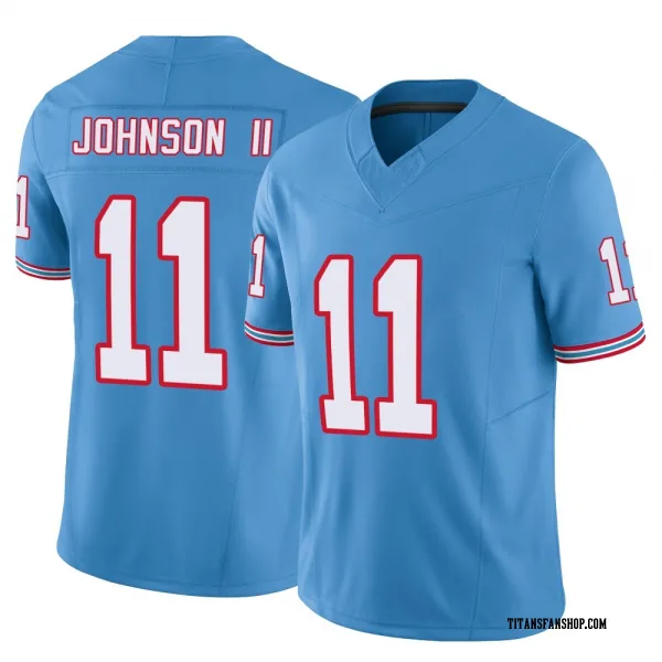 Youth Jermaine Johnson II Tennessee Titans Limited Light Blue Vapor F.U.S.E. Jersey