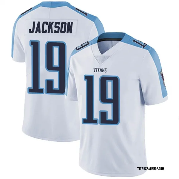 Youth Jha'Quan Jackson Tennessee Titans Limited White Vapor Untouchable Jersey
