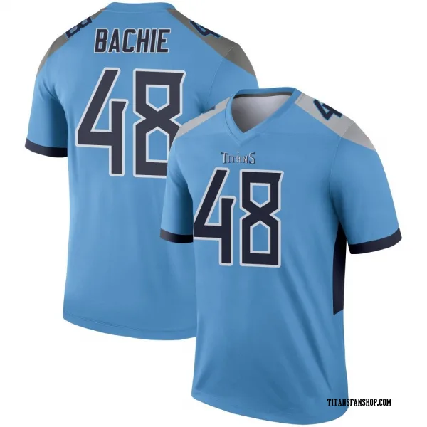 Youth Joe Bachie Tennessee Titans Legend Light Blue Jersey