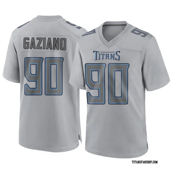 Youth Joe Gaziano Tennessee Titans Game Gray Atmosphere Fashion Jersey
