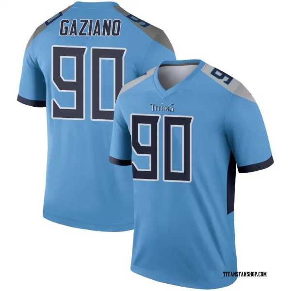 Youth Joe Gaziano Tennessee Titans Legend Light Blue Jersey