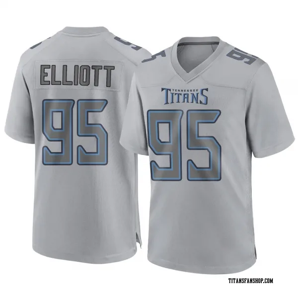 Youth Jordan Elliott Tennessee Titans Game Gray Atmosphere Fashion Jersey