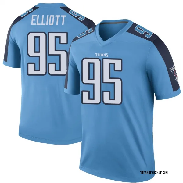 Youth Jordan Elliott Tennessee Titans Legend Light Blue Color Rush Jersey