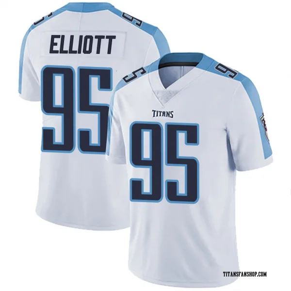 Youth Jordan Elliott Tennessee Titans Limited White Vapor Untouchable Jersey