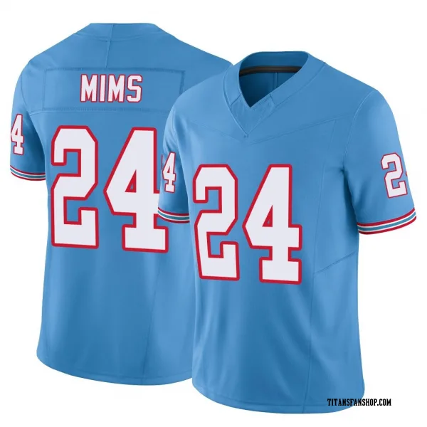 Youth Jordan Mims Tennessee Titans Limited Light Blue Vapor F.U.S.E. Jersey