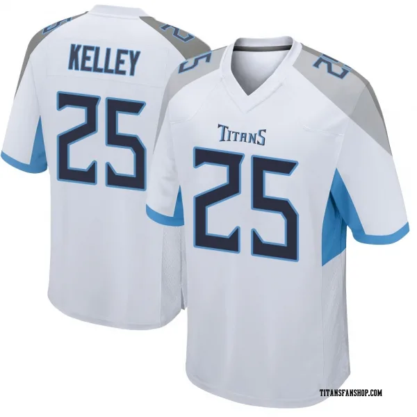 Youth Joshua Kelley Tennessee Titans Game White Jersey