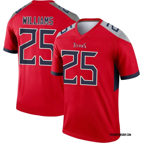 Youth Joshua Williams Tennessee Titans Legend Red Inverted Jersey