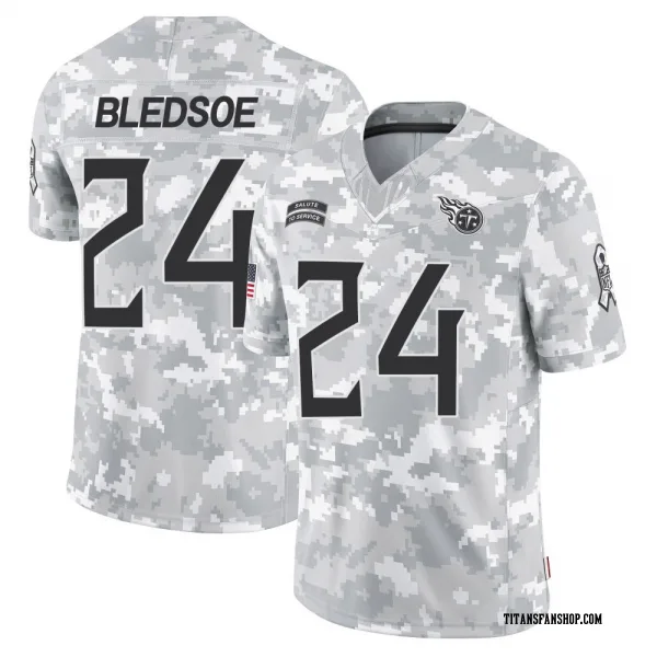 Youth Joshuah Bledsoe Tennessee Titans Limited Arctic Camo 2024 Salute to Service Jersey
