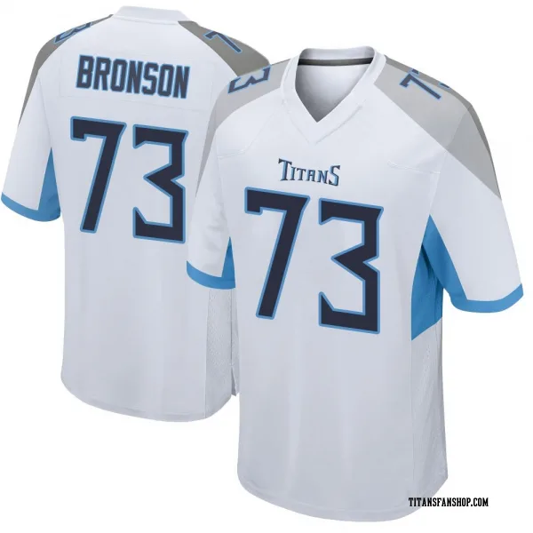 Youth Josiah Bronson Tennessee Titans Game White Jersey