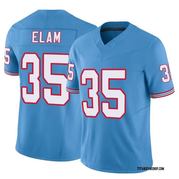 Youth Kaiir Elam Tennessee Titans Limited Light Blue Vapor F.U.S.E. Jersey