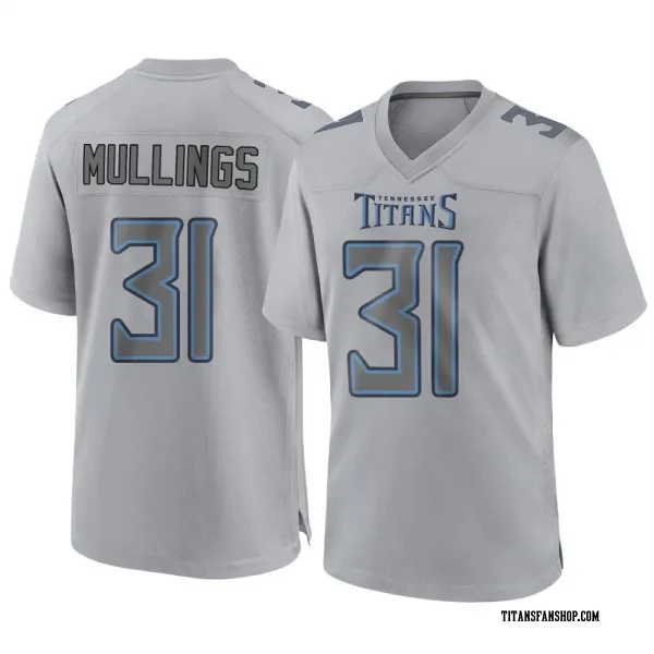 Youth Kalel Mullings Tennessee Titans Game Gray Atmosphere Fashion Jersey