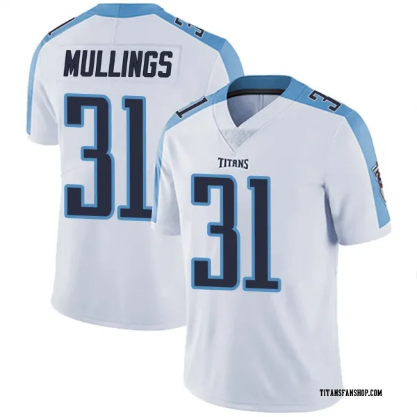 Youth Kalel Mullings Tennessee Titans Limited White Vapor Untouchable Jersey