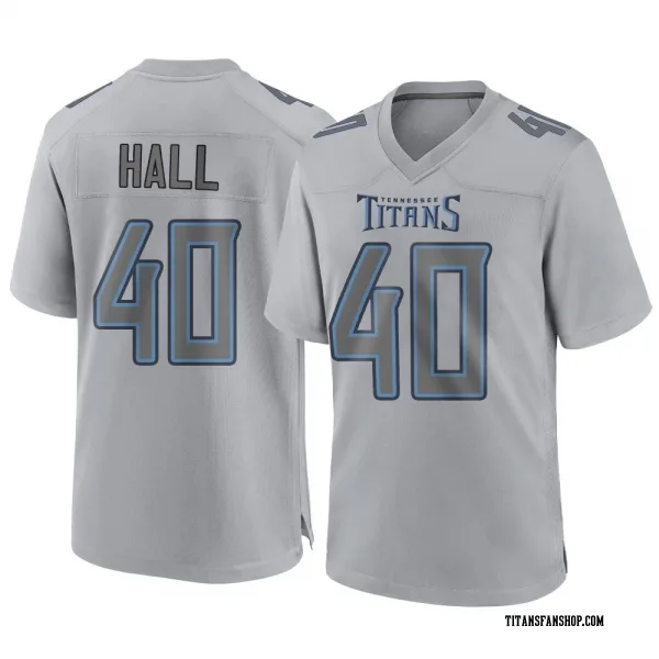Youth Kemon Hall Tennessee Titans Game Gray Atmosphere Fashion Jersey